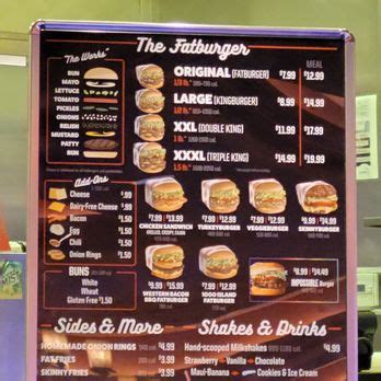 fatburger menu|fatburger saskatoon menu.